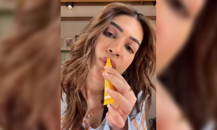 Kriti Sanon satisfies her mango craving with a quirky quick fix
