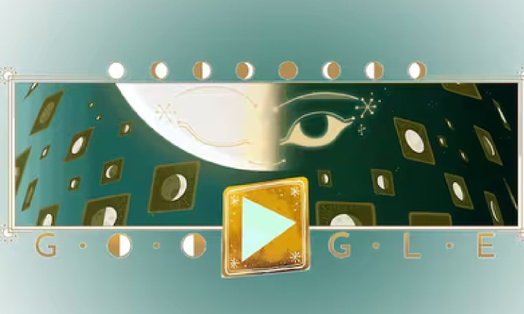 Google celebrates March’s final Half Moon with interactive doodle Google celebrates March’s final Half Moon with interactive doodle