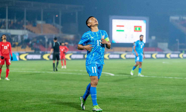 Chhetri scores on his blue tigers return Chhetri scores on his blue tigers return
