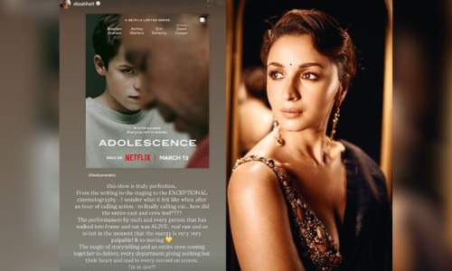 Alia Bhatt in awe of the Netflix series, Adolescence, calls it perfection