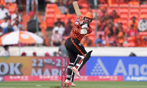 Kishans hundred, Heads fifty carry SRH to 286/6 against RR Kishans hundred, Heads fifty carry SRH to 286/6 against RR