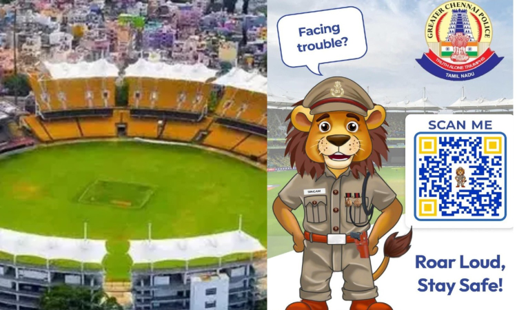 Greater Chennai Police introduces ‘Chennai Singam IPL QR Code’ for fan safety at CSK matches Greater Chennai Police introduces ‘Chennai Singam IPL QR Code’ for fan safety at CSK matches