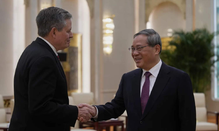 Chinese Premier meets pro-Trump US Senator Daines, calls for dialogue instead of confrontation