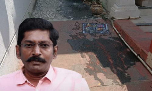 Watch: GCC workers ransack, pour sewage inside YouTuber Savukkus home in Chennai