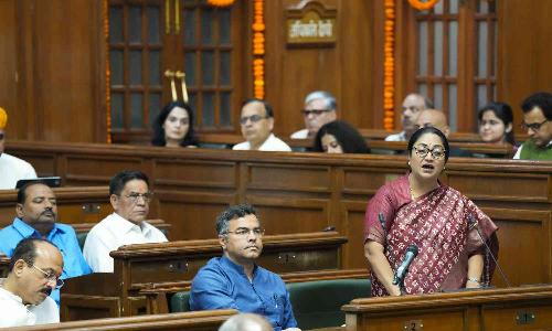 Delhi CM presents Rs 1 lakh cr historic budget; health, water, connectivity key focus areas