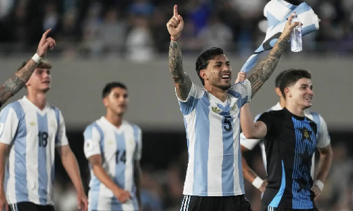 Argentina secures a World Cup spot and then celebrates it with a 4-1 victory over archrival Brazil