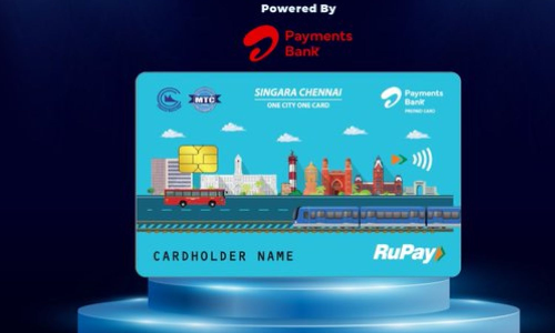 Transport Minister unveils Airtel Payments Banks Singara Chennai card
