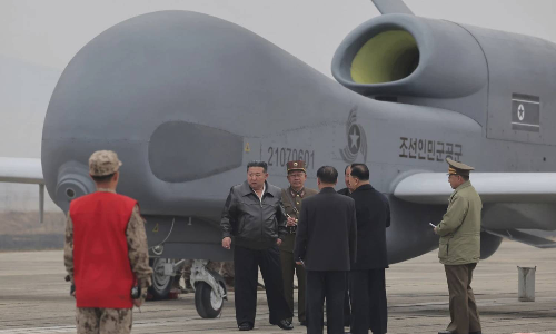 Kim observes tests of North Koreas new reconnaissance and attack drones Kim observes tests of North Koreas new reconnaissance and attack drones