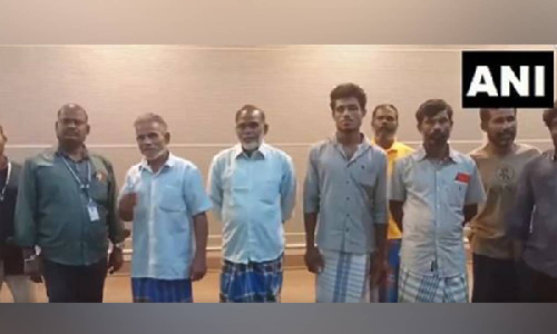 7 fishermen released from Sri Lankan prison reach Chennai