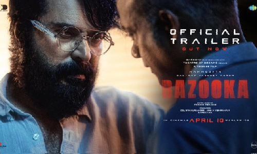 Mammootty introduces Bazooka with power-packed trailer, check it out