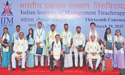 TN Guv Ravi urges IIM Tiruchy graduates to align personal growth with nation’s progress