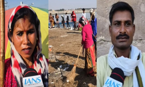 Sanitation workers cherish moment of PM Modi washing their feet at Kumbh