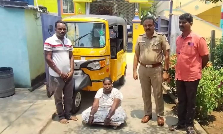 Chennai: Police, volunteers offer auto to PwD woman to turn away from illicit liquor trade