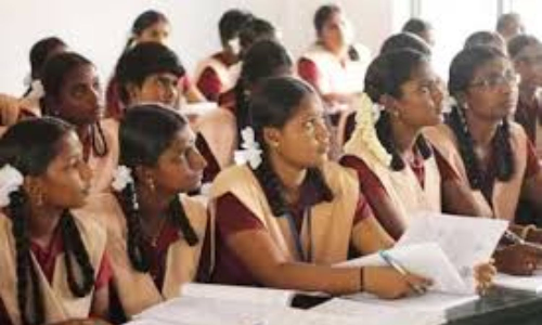 TN Govt girls school hold awareness on menstrual hygiene