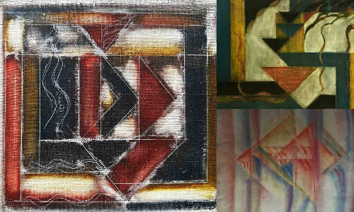 Akkitham Narayanan’s geometric abstractions take centerstage in Chennai