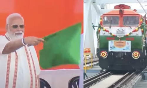 Pambam rail bridge launch highlights: PM Modi flags off Indias first vertical-lift sea bridge, new Rameswaram-Tambaram train service