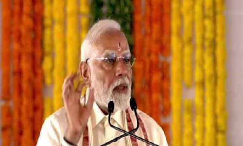 TN: PM Modi addresses public gathering in Rameswaram after inaugurating New Pambam bridge