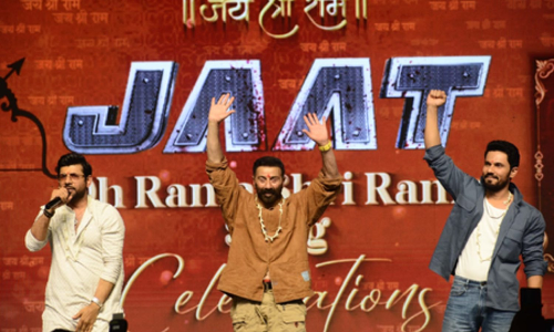 Team JAAT celebrates Ram Navami with the Oh Rama Shri Rama song in Varanasi