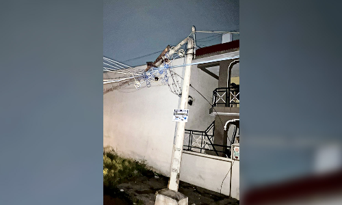 Many areas in Tirupur reel in darkness after rain damage to electric posts