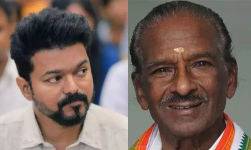 TVK chief Vijay pays tribute to veteran Congress leader Kumari Ananthan