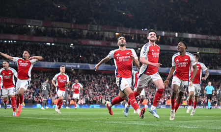 UEFA Champions League: Rice bends it with finesse as Arsenal beats Madrid 3-0