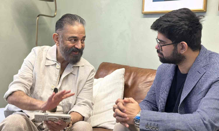 Kamal Haasan visits Perplexity HQ, meets CEO Aravind Srinivas
