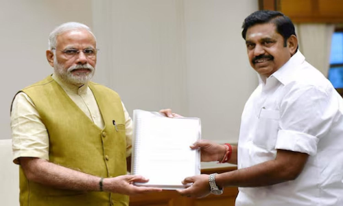Palaniswami thanks PM Modi for supporting AIADMK’s return to NDA