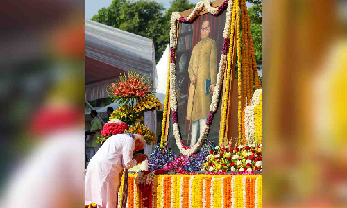 President, Vice Prez, PM pay floral tributes to Ambedkar on birth anniversary