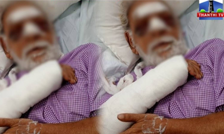 16-year-old riding two-wheeler hits elderly man in Saligramam