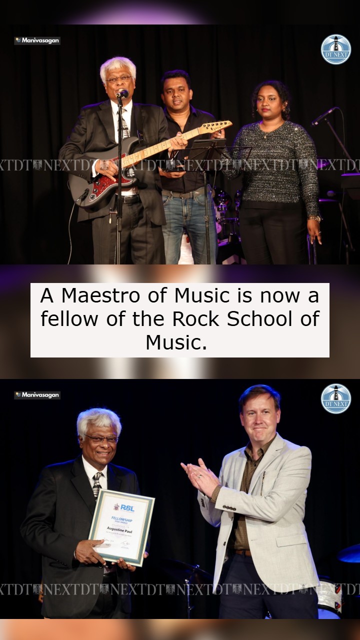 A Maestro of Music is now a fellow of the Rock School of Music A Maestro of Music is now a fellow of the Rock School of Music