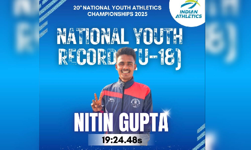 Indias Nitin Gupta wins 5000m race walk silver at Asian U-18 Youth Athletics Cship