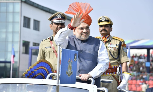 Amit Shah attends CRPF Raising Day celebration in MP