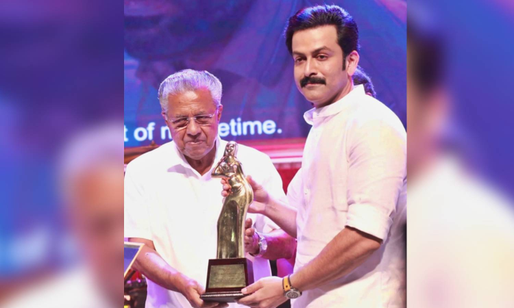 Aadujeevitham cast honoured at 54th Kerala State Film Awards