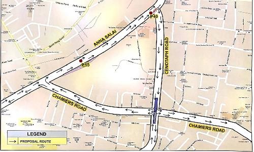 Traffic diversion in and around Anna Salai to be in place till May 4