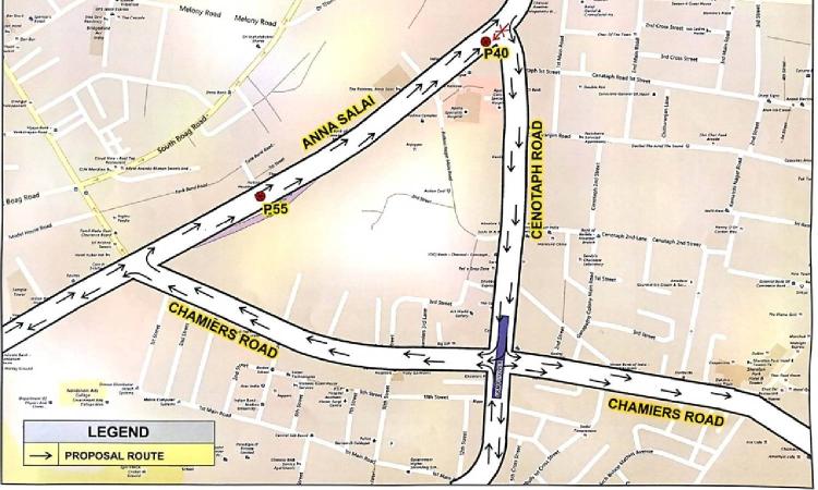 Traffic diversion in and around Anna Salai to be in place till May 4