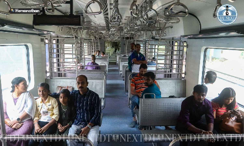 SEE PICS: Southern Railway launches first AC EMU train in Chennai SEE PICS: Southern Railway launches first AC EMU train in Chennai