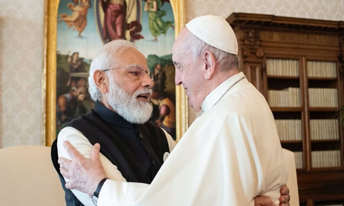 Pope Francis will always be remembered as beacon of compassion, humility and spiritual courage: PM Modi
