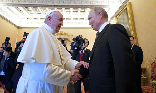 Russian President Putin condoles death of Pope Francis