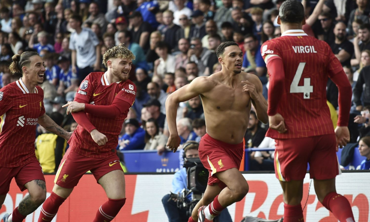 Liverpool needs one more win to secure the Premier League title after beating Leicester 1-0