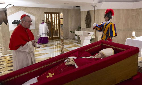 Cardinals meet at Vatican to choose date for Pope Francis funeral