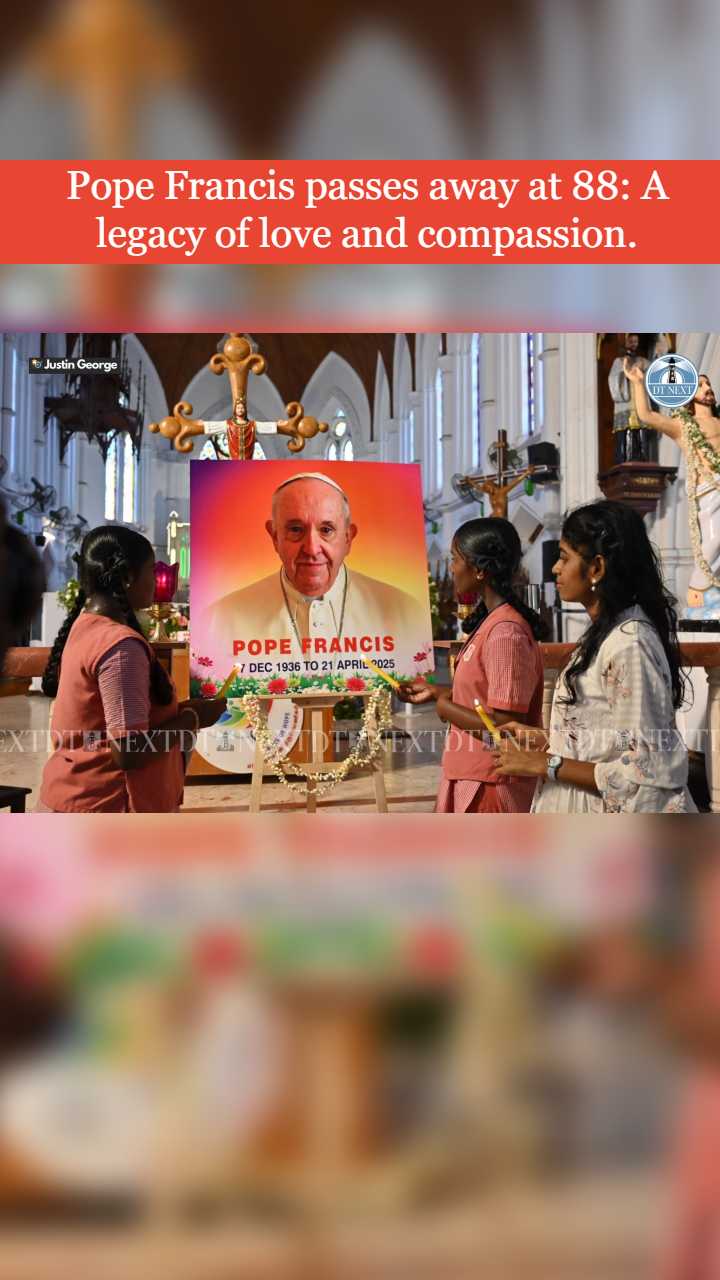 Pope Francis passes away at 88: A legacy of love and compassion. Pope Francis passes away at 88: A legacy of love and compassion.