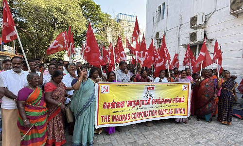 Contract workers to go on strike on May 20 if GCC does not fulfil demands, says Madras Corporation Red Flag Union