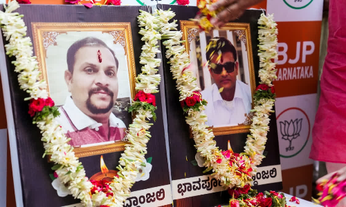 Bodies of 2 tourists from Karnataka killed in Pahalgam terror attack reach Bengaluru