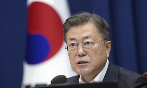 South Koreas former President Moon indicted for alleged bribery