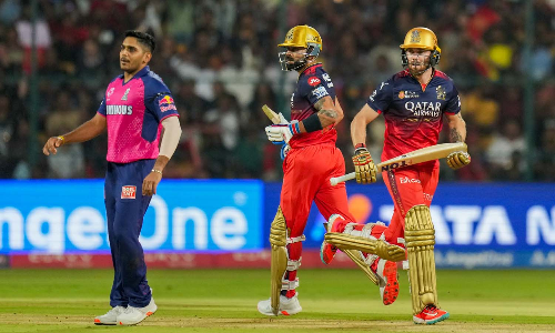 IPL 2025: RCB post 205/5 against RR