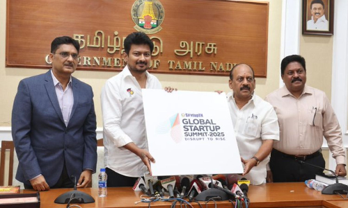 DyCM Udhayanidhi Stalin launches TN Global Startup Summit 2025 logo, portal