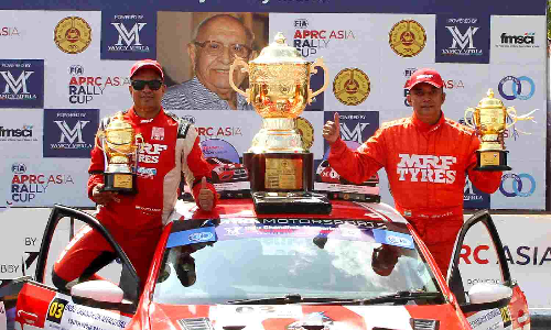 Karna triumphs at MIC, bags APRC title