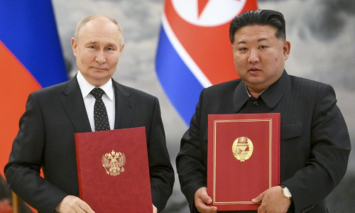 Putin thanks North Korean troops for fighting against Ukrainian forces in Kursk Putin thanks North Korean troops for fighting against Ukrainian forces in Kursk