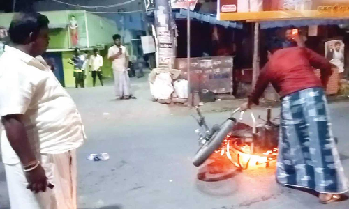 DMK councillor demands ministerial post for Ponmudy, attempts self-immolation