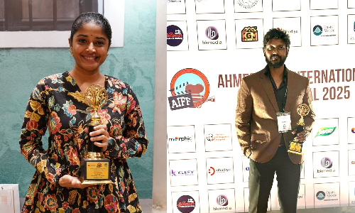 Vembu wins big at Ahmedabad film fest